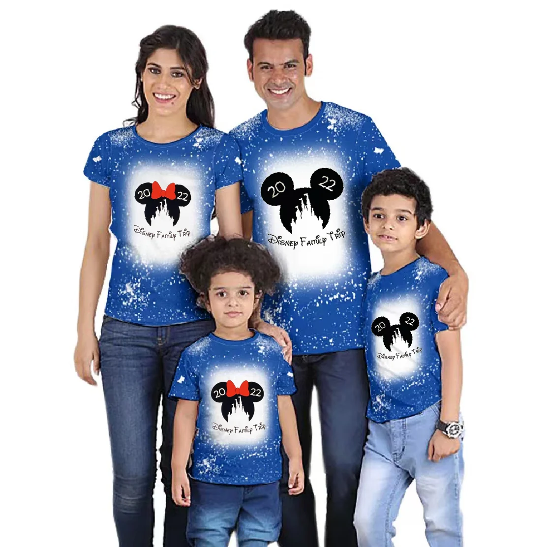 Bleach Design Printed Tees Blank US Unisex  Sublimation Shirt Faux Bleached Polyester T Shirts