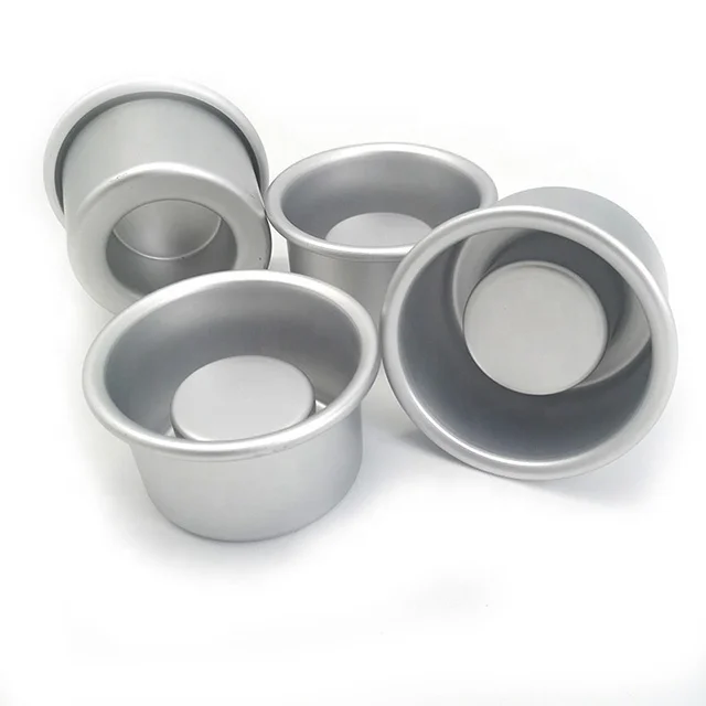 3/4/5 inches Aluminum Small Round Angel Cake Mold Forms Pudding Mold