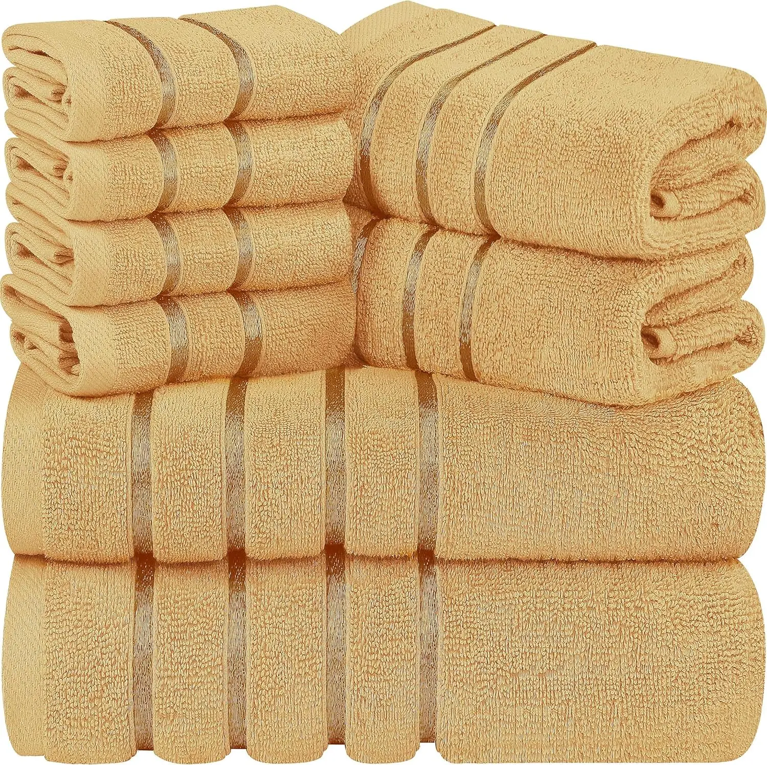 Premium Quality Solid Color 100% Cotton Bath Towel Sets /Face Towel/ Hair Towel