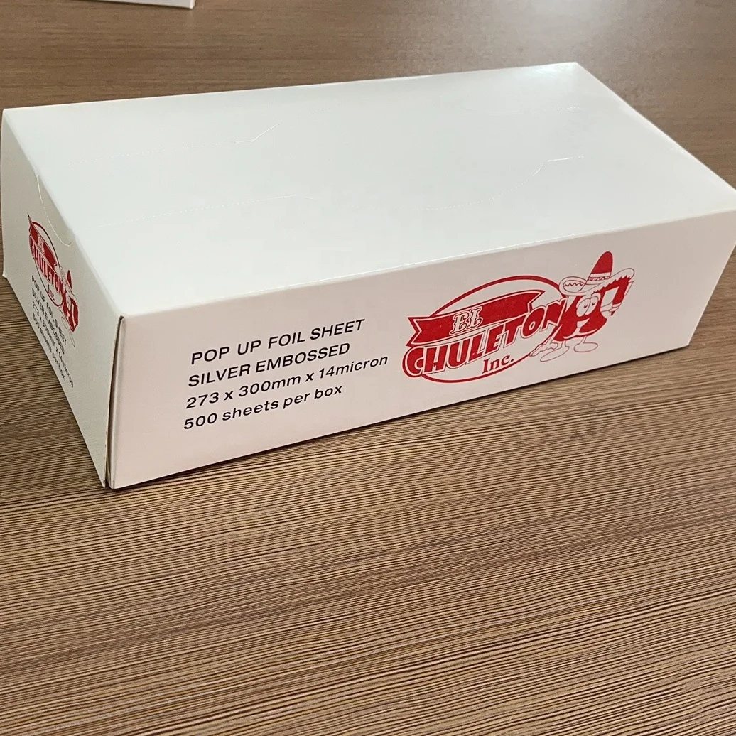 Выдвижные фольгированные листы 12-15 микрон для домашней кухни