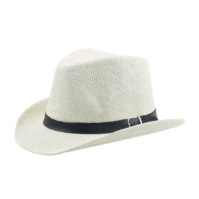 HT-319 Paper Weave Straw Beach Hats Women High Quality Straw Cowboy Hats Materials Design