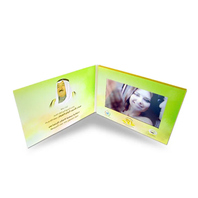 Golden supplier video greeting card electronic