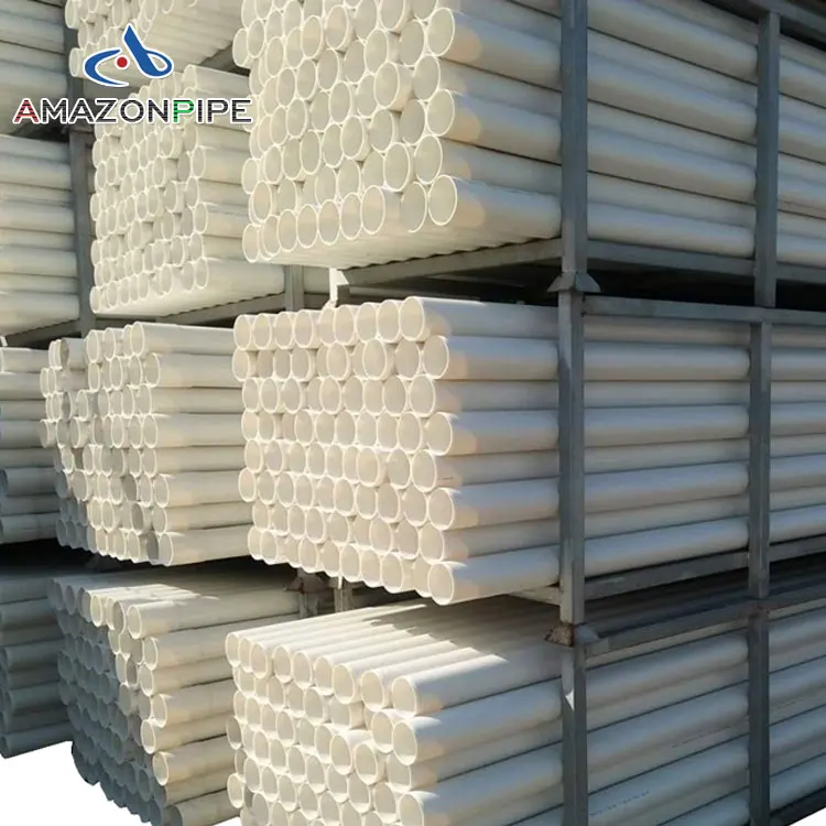 DN20-DN800 upvc pipe full size plastic pvc pipe with rubber ring