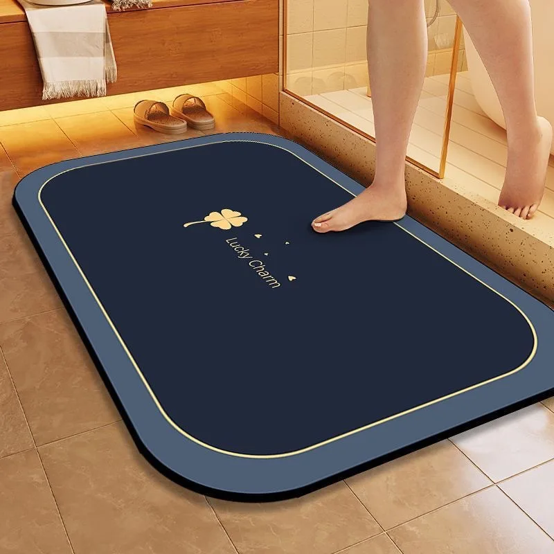 2024 New Mould resistant anti non slip Soft Comfy Super Absorbent floor shower mats Bath bathroom rug mat