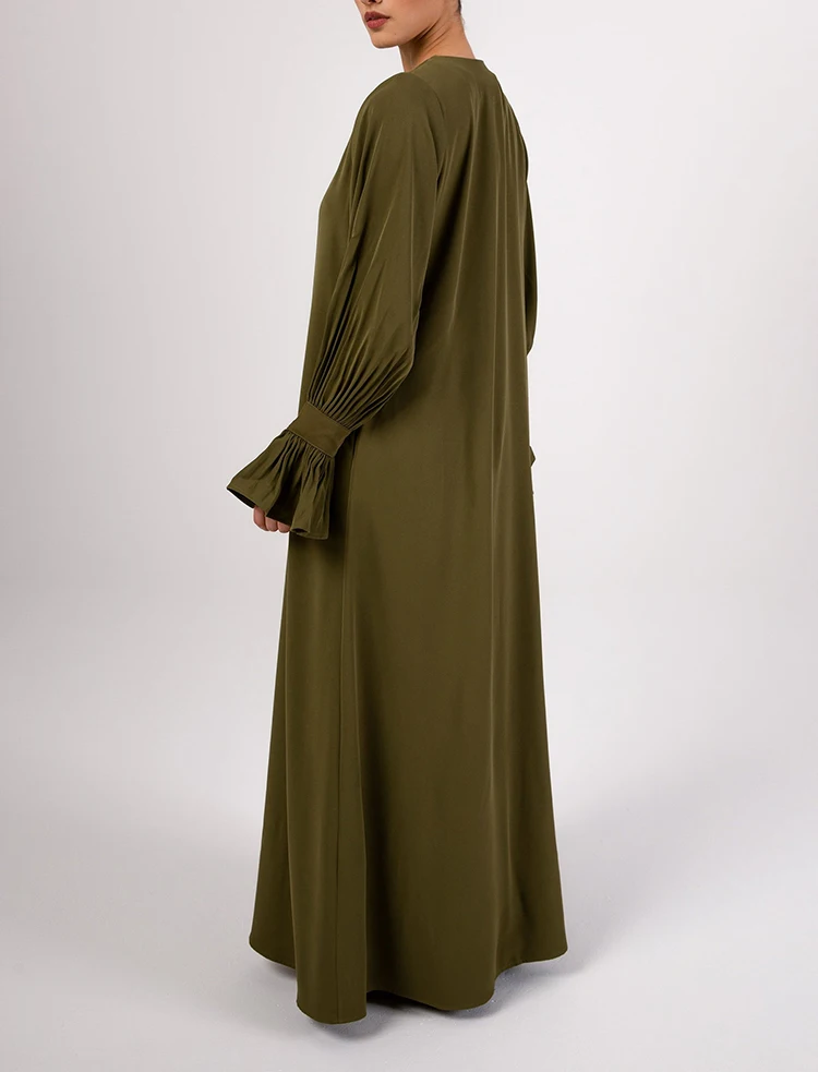 2024 wholesale 2 piece sets turquie dubai open luxury abaya femmes robe musulmane kaftan women muslim maxi long dress