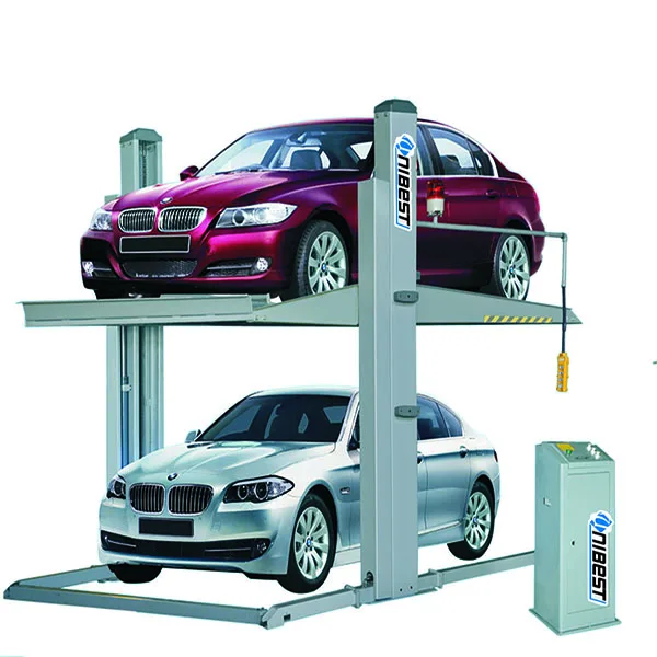 Underground Used Hydraulic Double Stacker Two Post Car Parking Lift