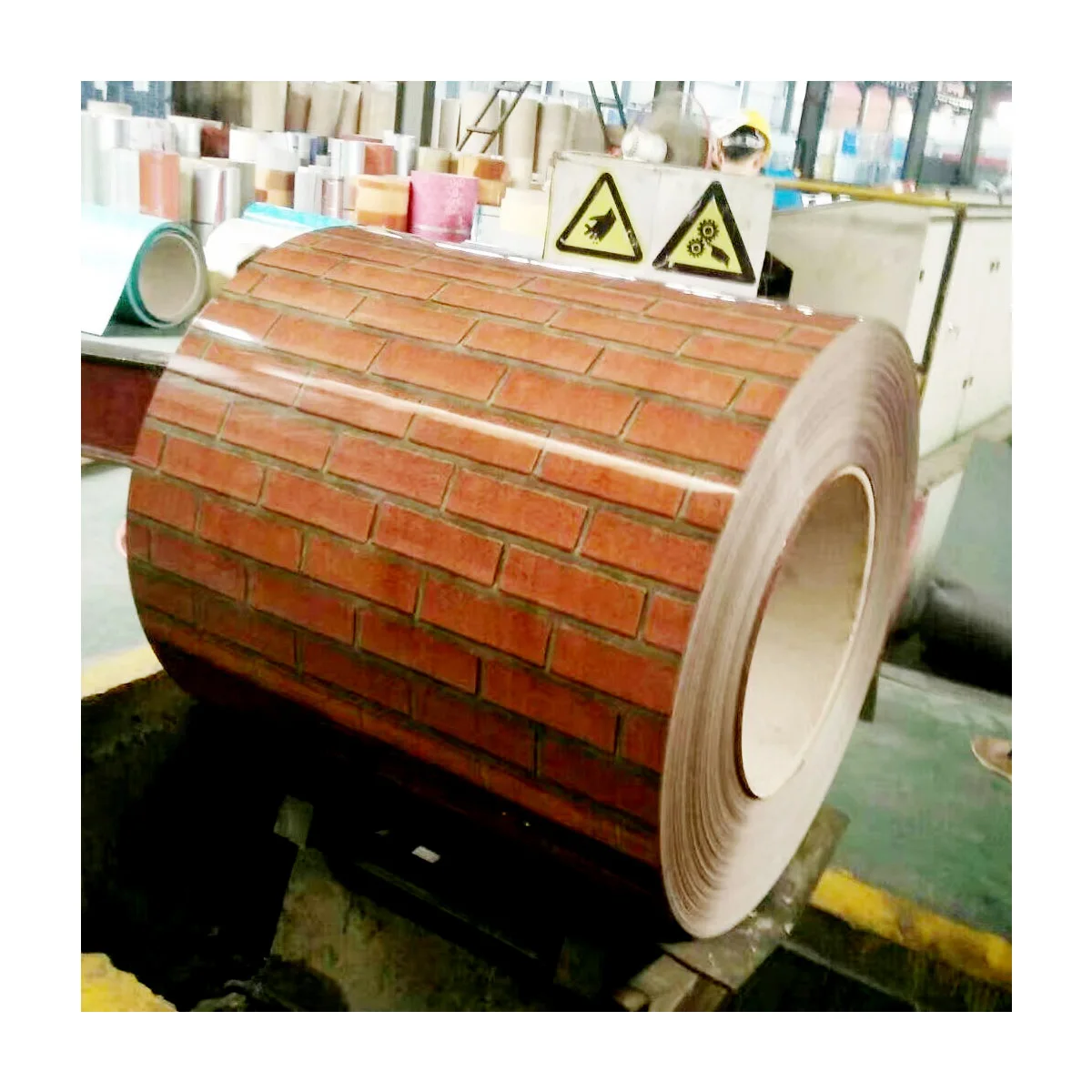 Самый популярный класс PPGI PPGL предварительно окрашенный кирпич дизайн