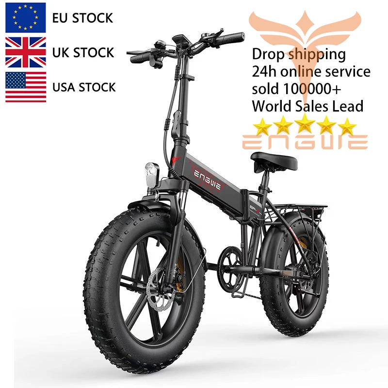 EP-2 Pro combo  120 km Range Max Speed 45 km/h Front Suspension Foldable E-bike  electric bike EU/US/UK warehouse ENGWE