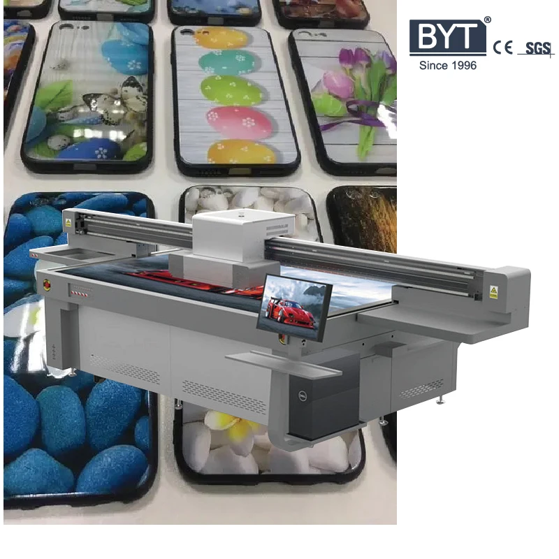 Varnish printing  UV Printer BYT-2513P-G6 Wood Glass Metal Acrylic Ceramic Tiles  Printing