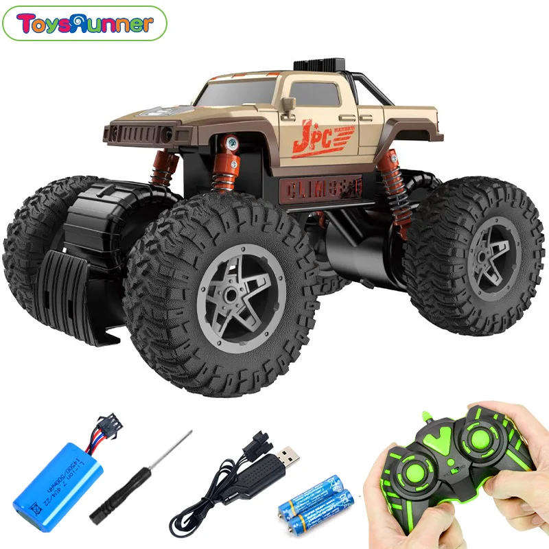 Мини-автомобиль с дистанционным управлением Monster Truck 4x4 высокоскоростной внедорожный радиоприемник Электрический 4Wd гусеничный Traxxas 8x8 монстр грузовик