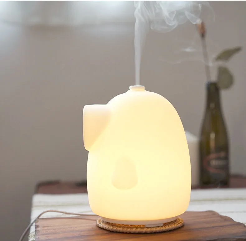 Portable Home Room Small Cute Led Smart Cool Mist H2O Perfume Ultrasonic Aroma Diffuser Essential Oil Air Humidifier