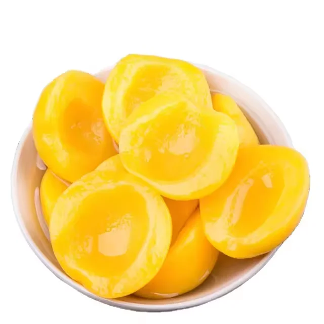 Manufacture Wholesale Food Grade Canned With Easy Open Lid For Canned Yellow Peach