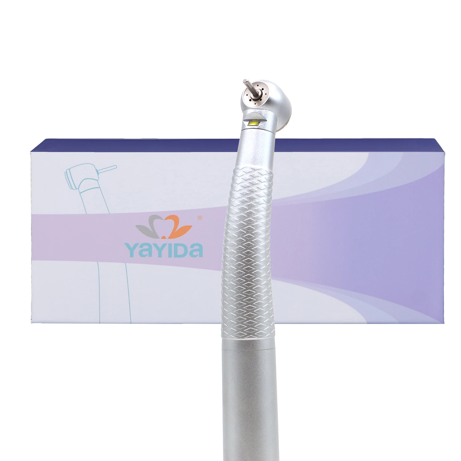 Стоматологический высокоскоростной наконечник YAYIDA новый дизайн роскошная светодиодная воздушная турбина стоматологический с четырьмя распылителями воды