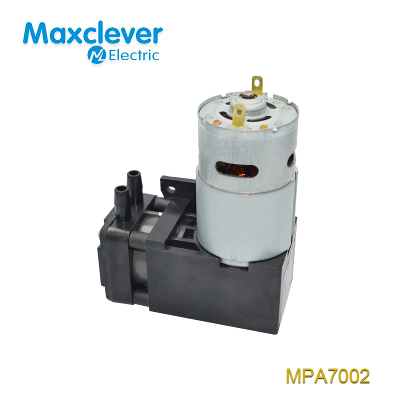 Customizable 20-35l/min -78 -85 300-650kpa DC12/24V 7V12B85R52 pressure flow rate MPA7002 Piston Vacuum micro Pump Brush Motor
