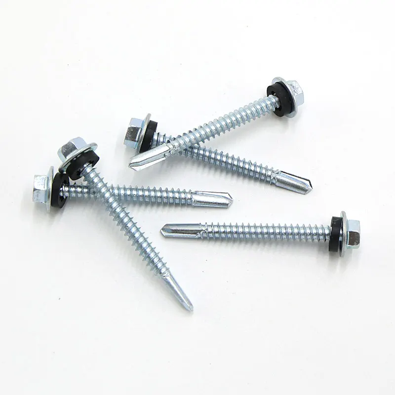 Global supply chain Galvanized Hexagonal Drill Tail Self-tapping Screw for industry