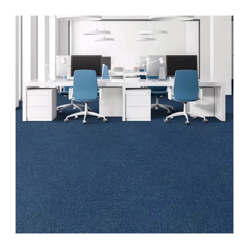 Hot Sale Decorative Bitumin Backing Square Office Tile Carpet For Commercial Spaces
