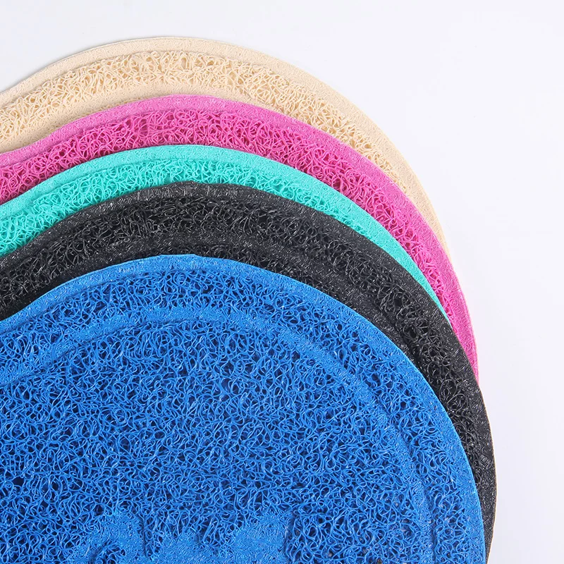 Pet Feeding PVC Mat Waterproof Non-slip Feeding Pad Pet Bowl Food Water Feed Tray for Cats and Dogs