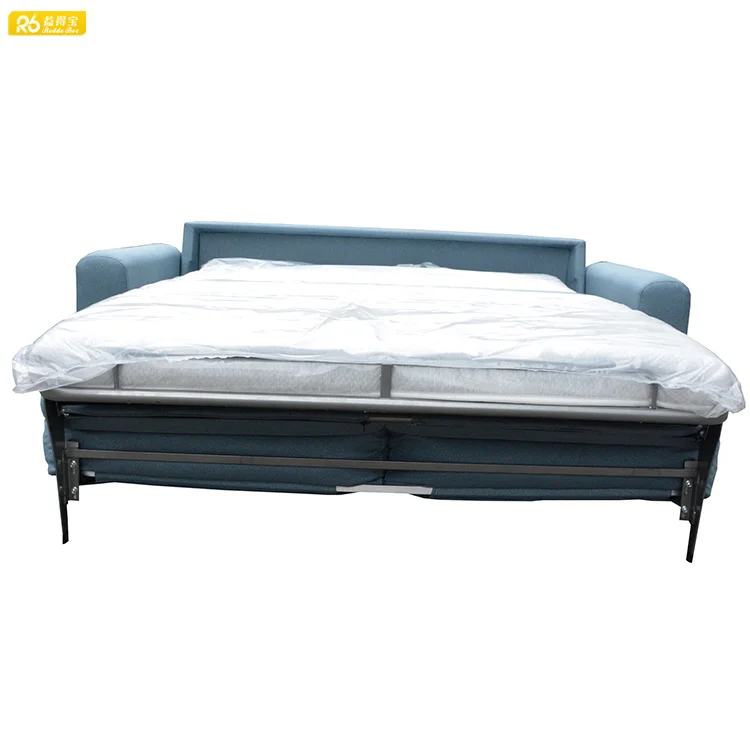 Fancy Sleeper Foldable 2 Seats Low Price Fabric Sofa Bed with Mattress 2701