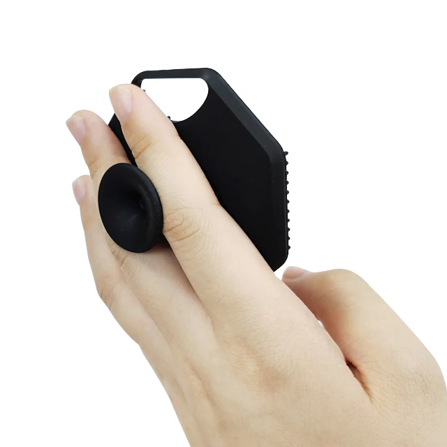 OEM Soft Silicone Octagon Facial Cleansing Brush Face Massager Scrubber for Exfoliating and Cleaning with Customizable Logo