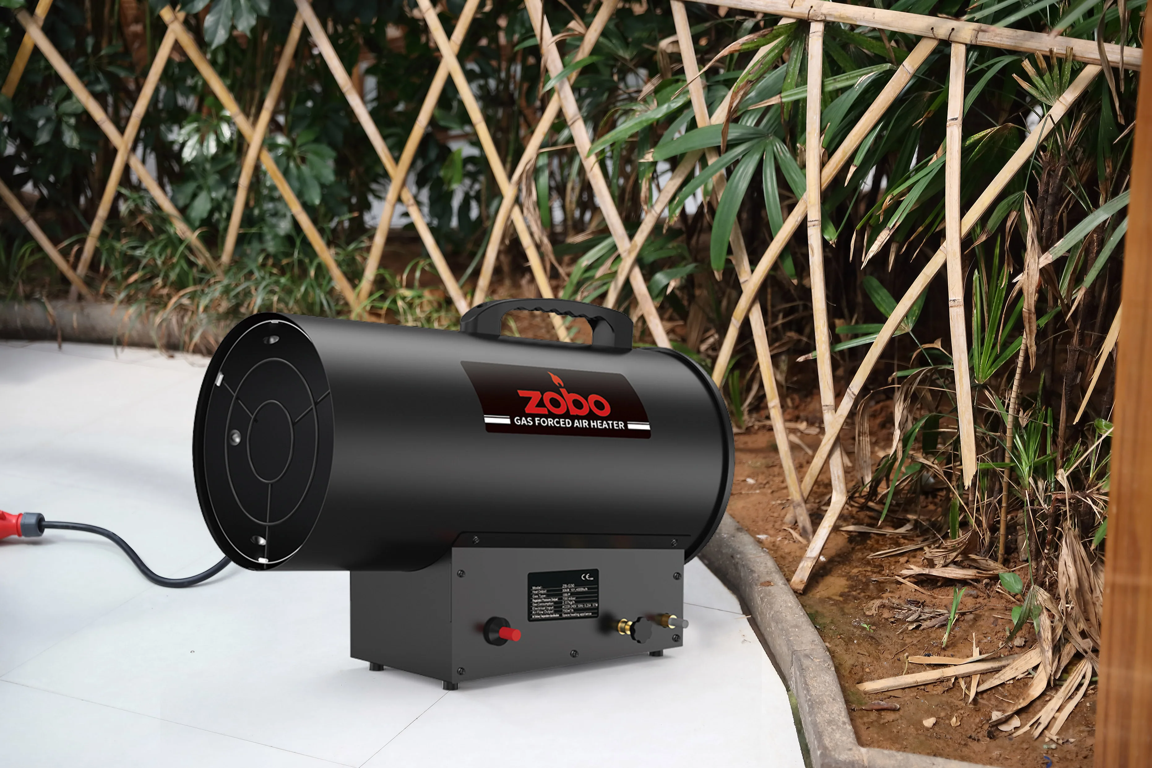 Supplier Industrial Gas Brooder Chicken Poultry Farm Wood Drying Stainless Steel 30KW LPG Air Forced Heater