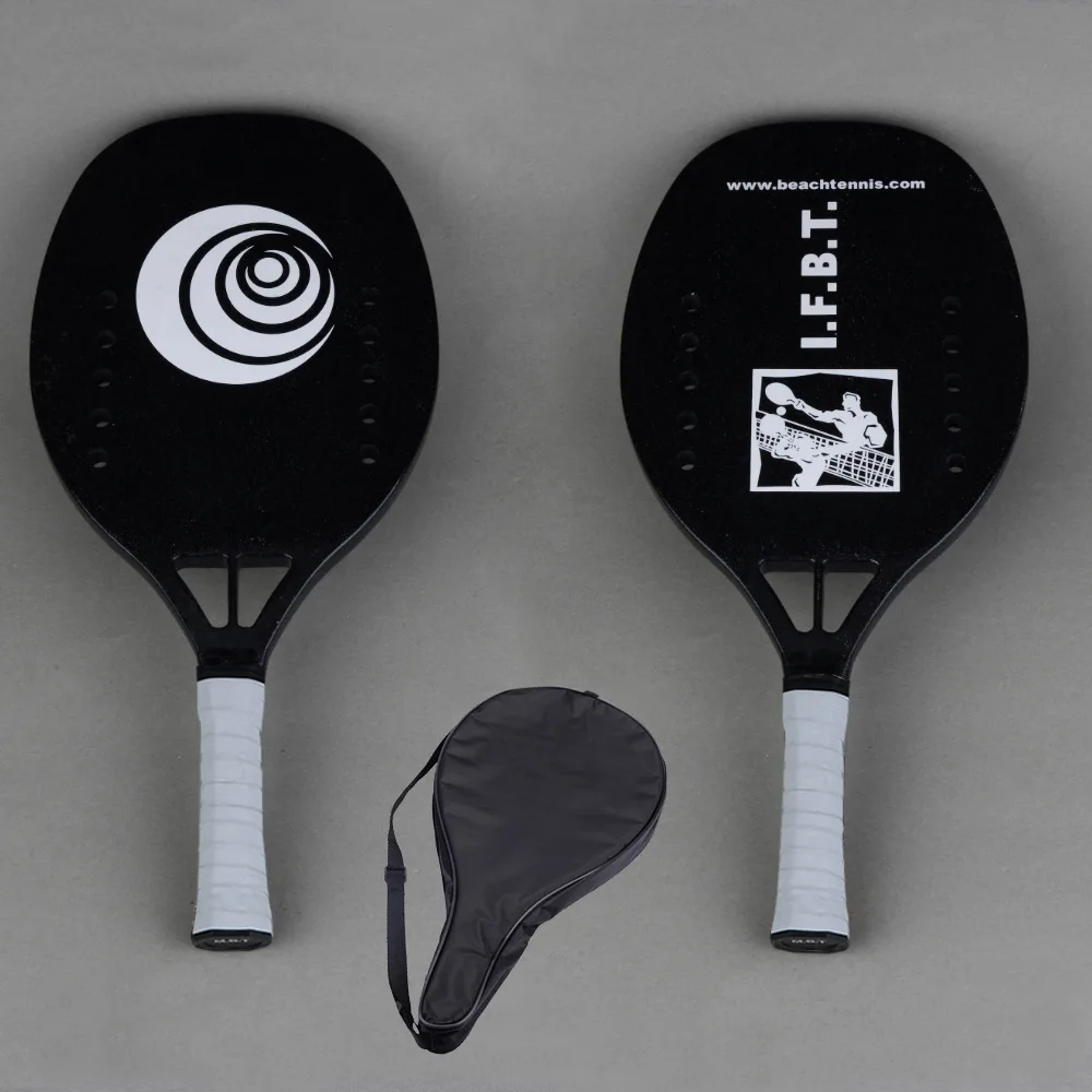 Outdoor garden family party double-faced tennis racket carbon quicksand beach tennis rackets