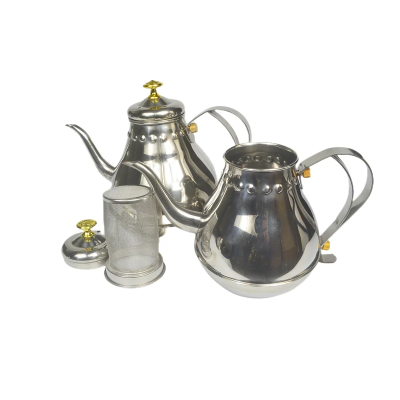 Stainless steel Moroccan teapot Middle Eastern tea kettle household teapot