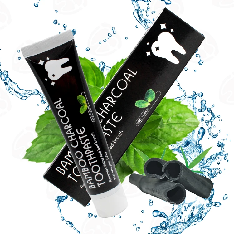 private label  natural active charcoal teeth whitening toothpaste  bamboo charcoal toothpaste