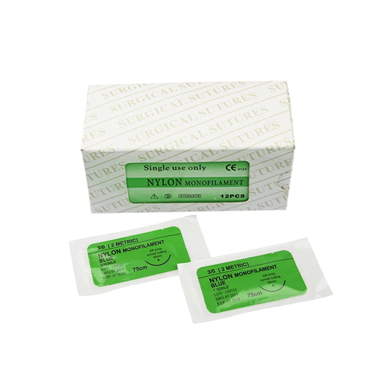 Medical Disposable Nylon Surgical Suture With Needles