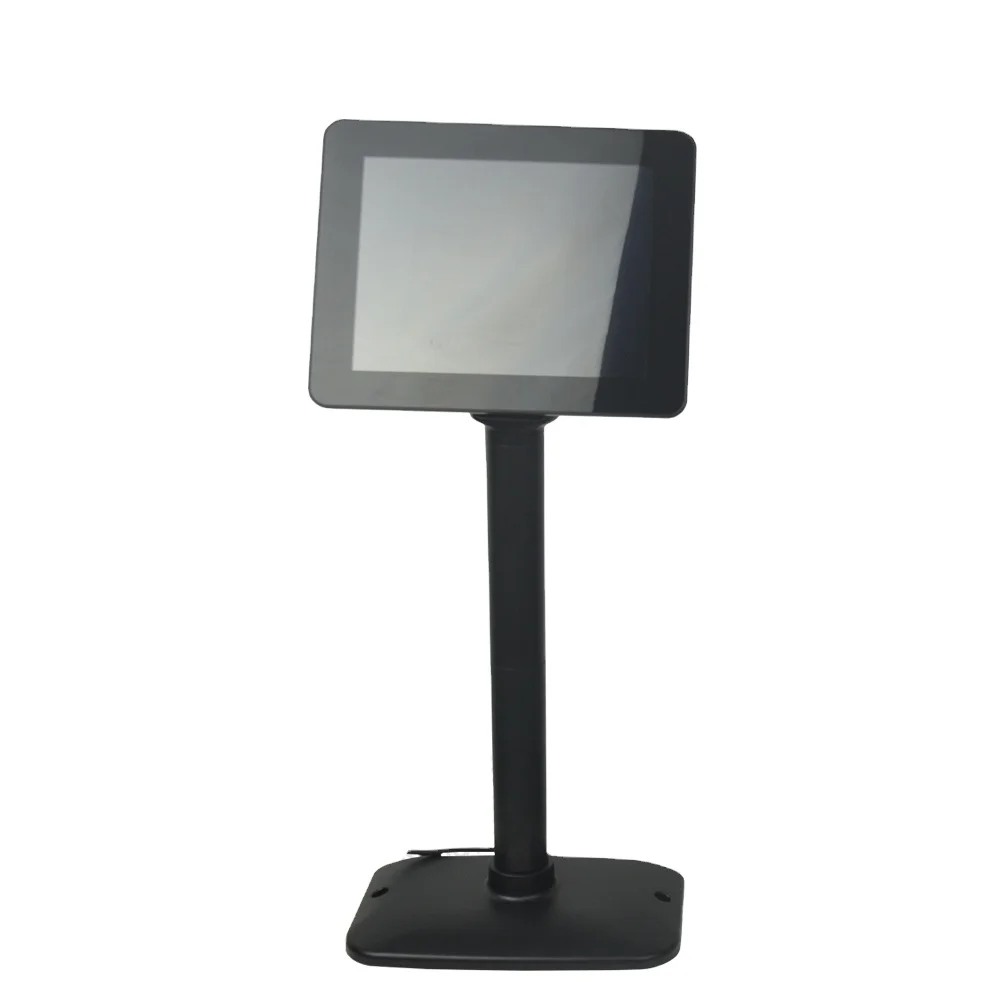 Square Screen 8 Inch USB Power LCD Customer Display for POS Pole Display