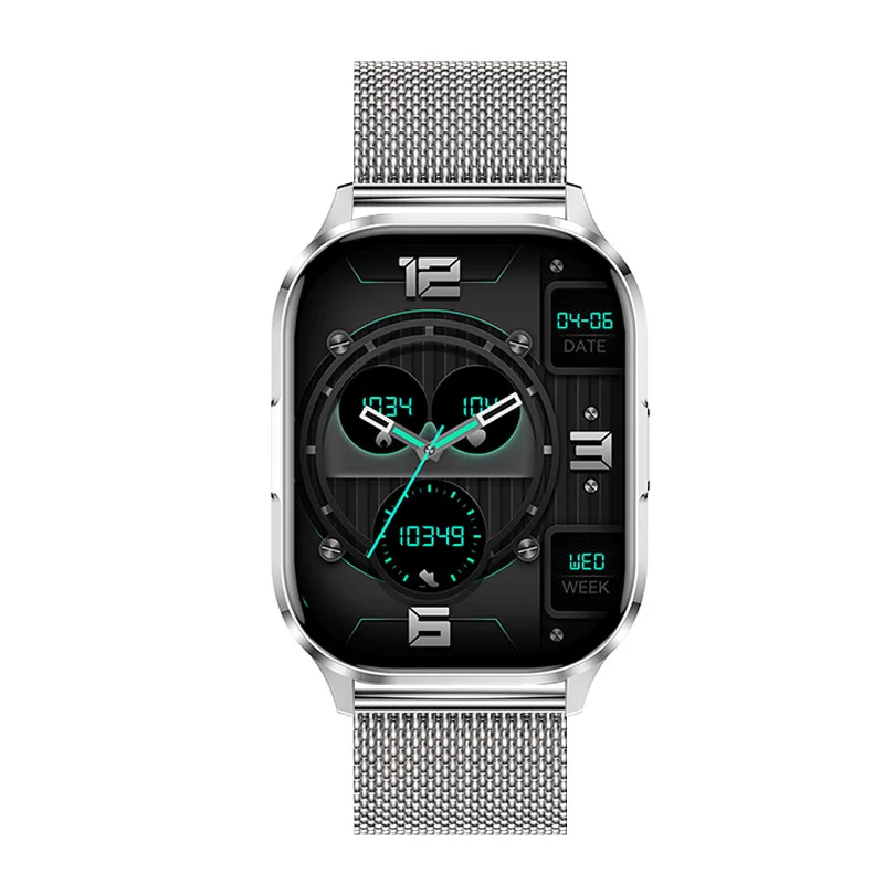 AMOLED screen HK21 Bluetooth Call smart watch Voice Assistant Heart rate Blood pressure Multi-sport watch