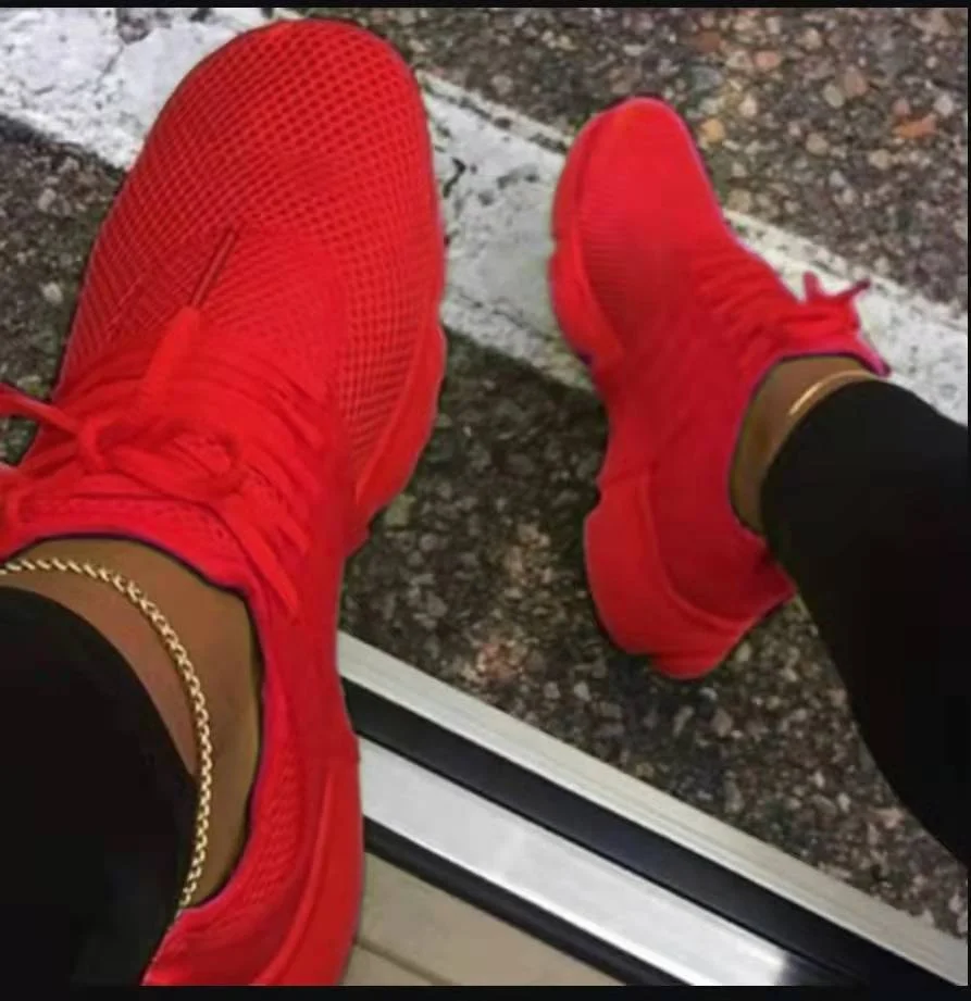 Stylish casual wear sports running shoes ladys sneakers color breathable shoes for women walking style shoes women sneaker