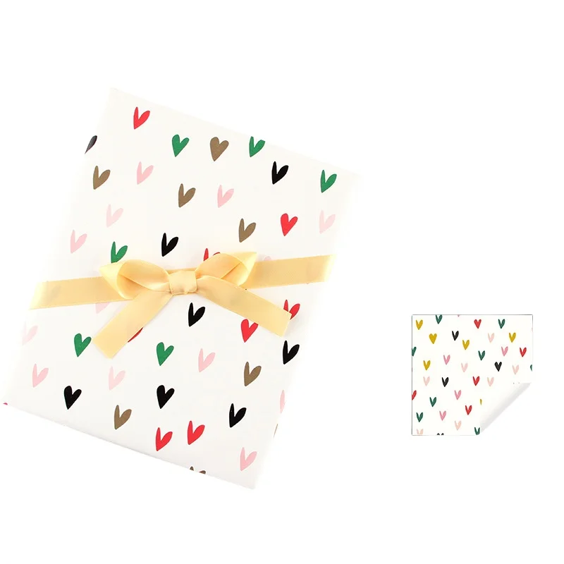 Wholesale Eco Friendly Tissue Paper Hand Painted Holiday Graduation Gifts Box Wrapping Paper Christmas Wrap Paper For Girl