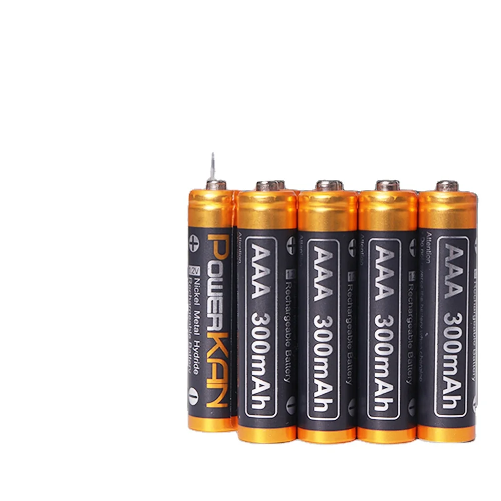 AAA300-S Высокая емкость 300 мАч 3,7 В NiMH перезаряжаемая никель-металлогидридная батарея Стоковое камера игровая караоке микрофон!