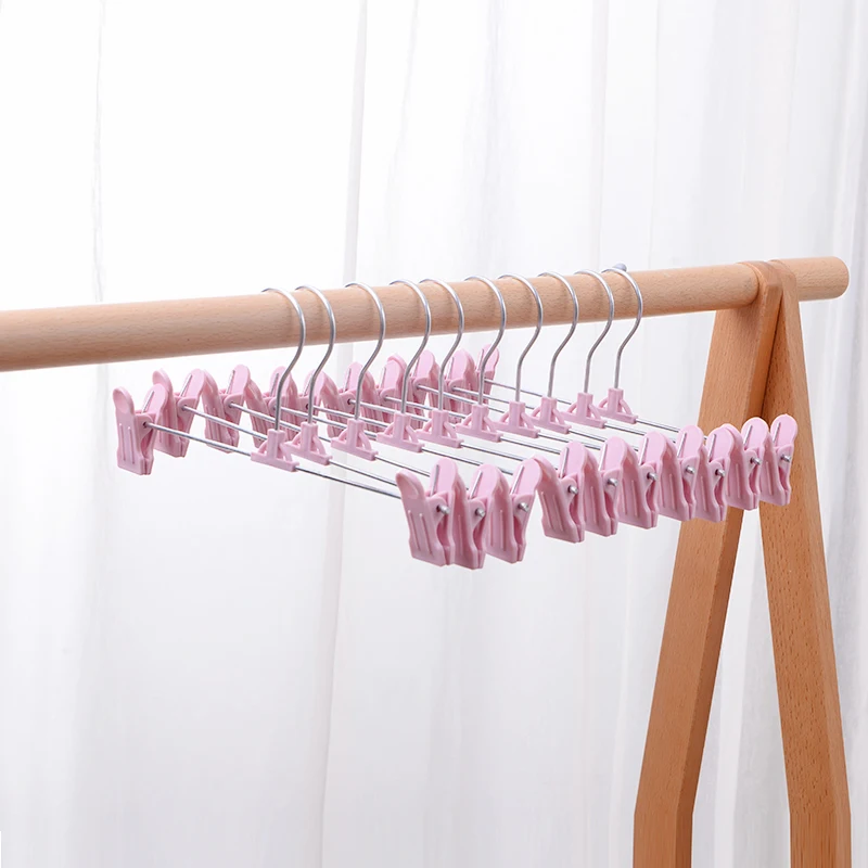 I KNOW  new colorful hangers pants hanger high quality trousers hangers with clips