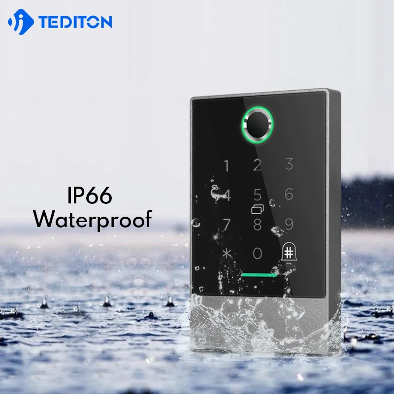 Waterproof Outdoor Wifi Remote Control Standalone Door Access Control Card with Keypad
