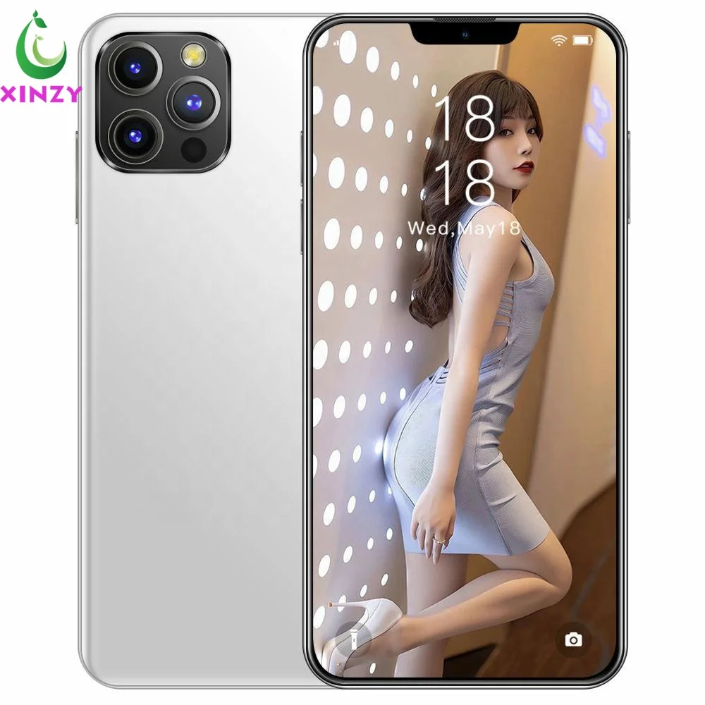 XINZY  best seller  PHONE13 PRO MAX 12GB+512GB 6.7 Inch full Display Android 10.0 Mobile Phone I13 PRO MAX Cell Phone Smartphone