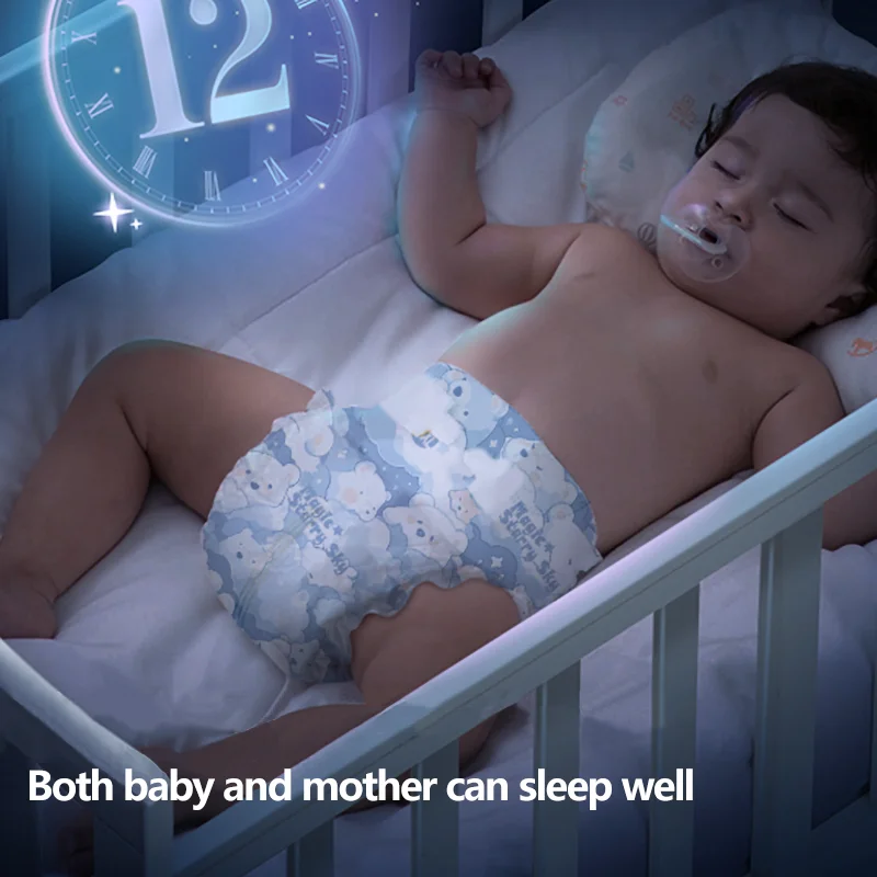 China Factory Wholesale Good Quality Newborn Seamless Diapers Soft Skin Friendly Sweet Diapers Ultra Thin Night Use Diapers