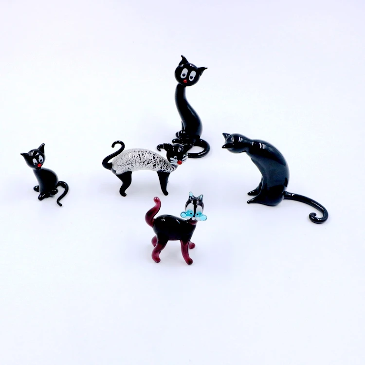 
Elegant Murano Glass Cat Figurine Wholesale 