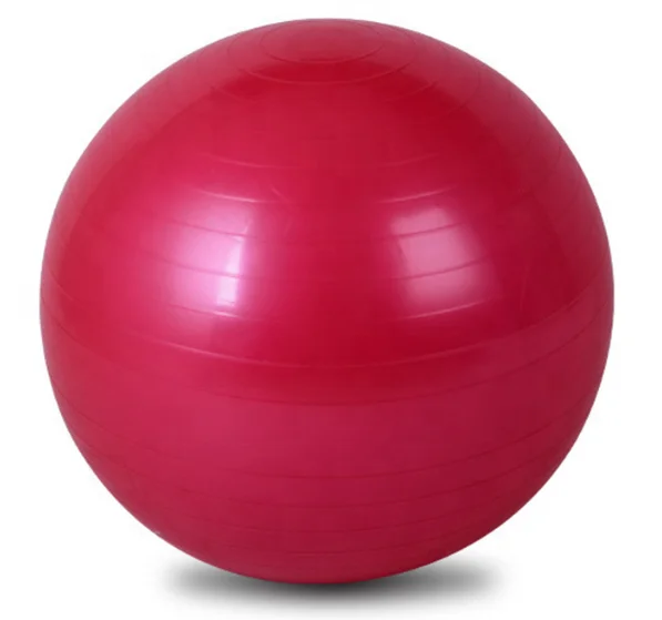 High Quality Eco-Friendly PVC Gym Fitness Ball round 45cm 55cm 65cm 75cm 85cm Yoga Pilates Exercise Ball with Custom Logo