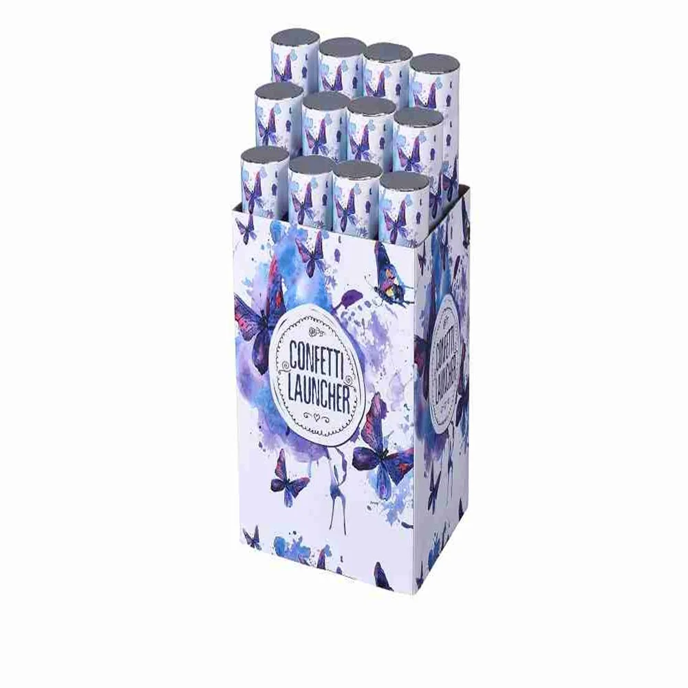 Wedding Supplies Decoration Biodegradable Hot Sales Handheld Compressed Air party popper Confetti Cannon shooter