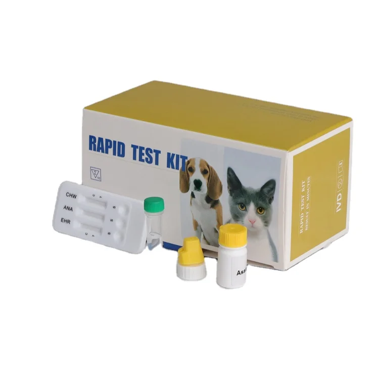 Dog Canine Ehrlichia Anaplasma Test Kit Heartworm Prevention for Dogs Ehrlichia Anaplasma Heartworm Combo Antibody Rapid