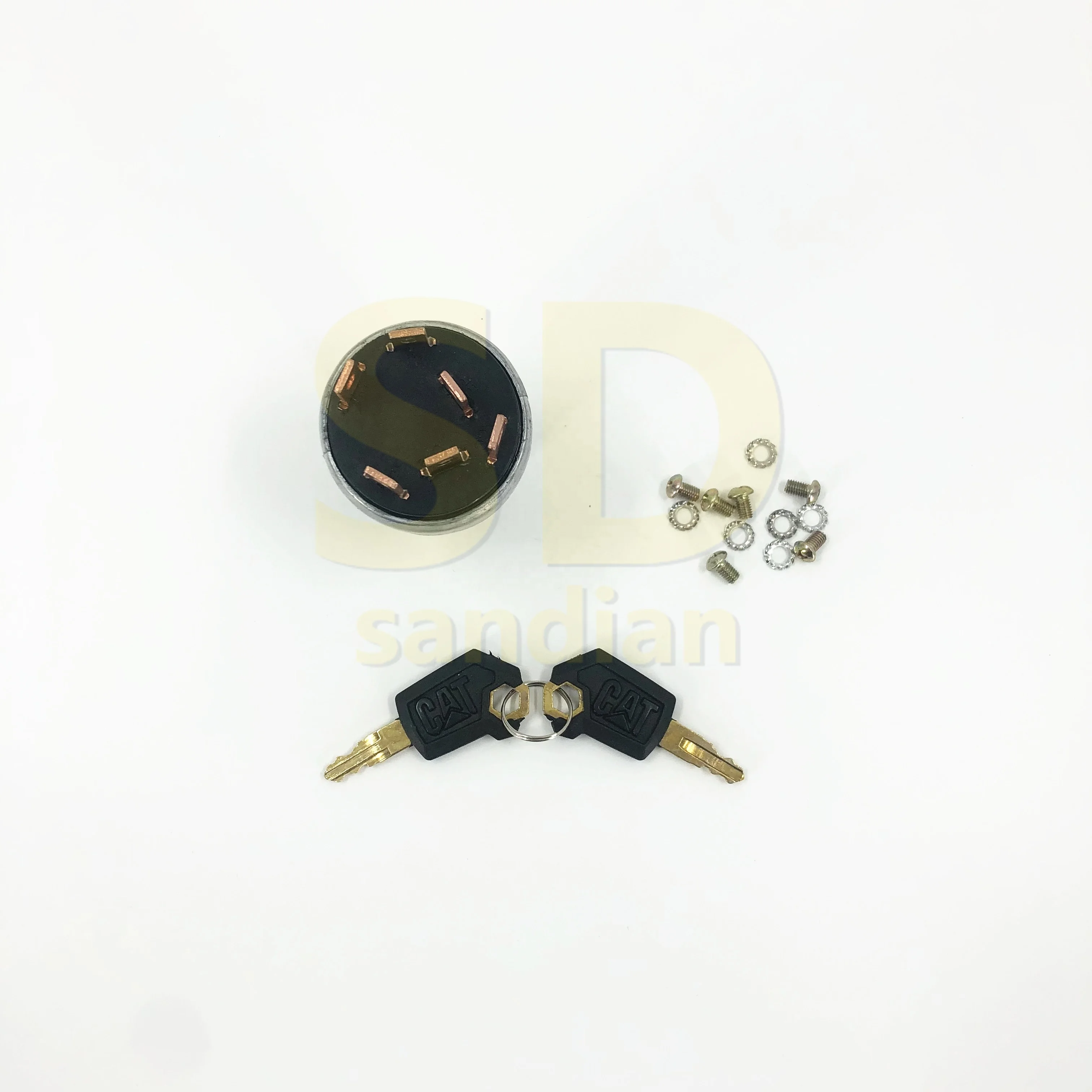 Excavator parts Ignition Switch CAT 6 lines 6 pins E E320 E200 7Y-3918 Good quality
