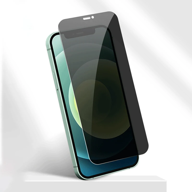 Hot sale Full Cover Anti Spy Privacy Screen Protector for iPhone X XS MAX XR 11 Pro Max 12 6 6S 7 8 Plus 9H Tempered Glass