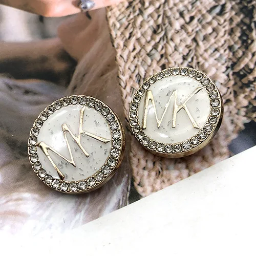 Popular Botones Designer Brand Metal Button Zinc Sew On Luxury Metal Button For Coat Shirt