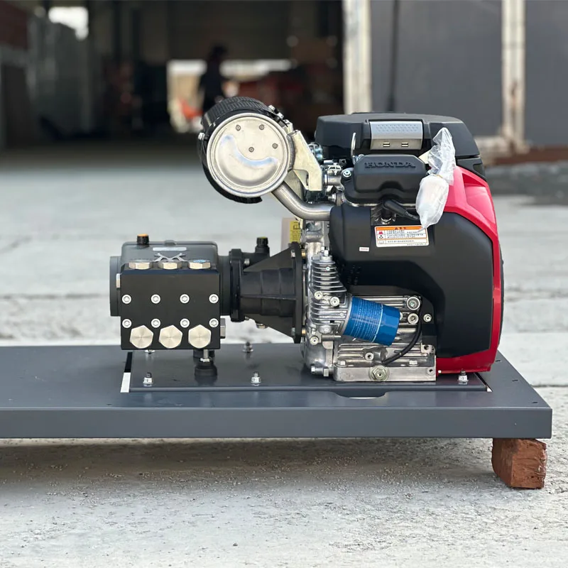 AMJET Speed Regulation 200bar 10.5gpm DRAIN CLEANER MACHINE SKID MOUNT JETTERS & SKID MOUNTED EQUIPMENT German Pump