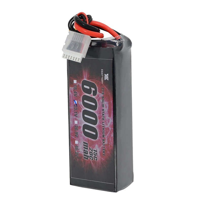 ZYE high density solid state battery 5000mah 6000mah 23.1v 6s 5s UAV battery pack with light weight