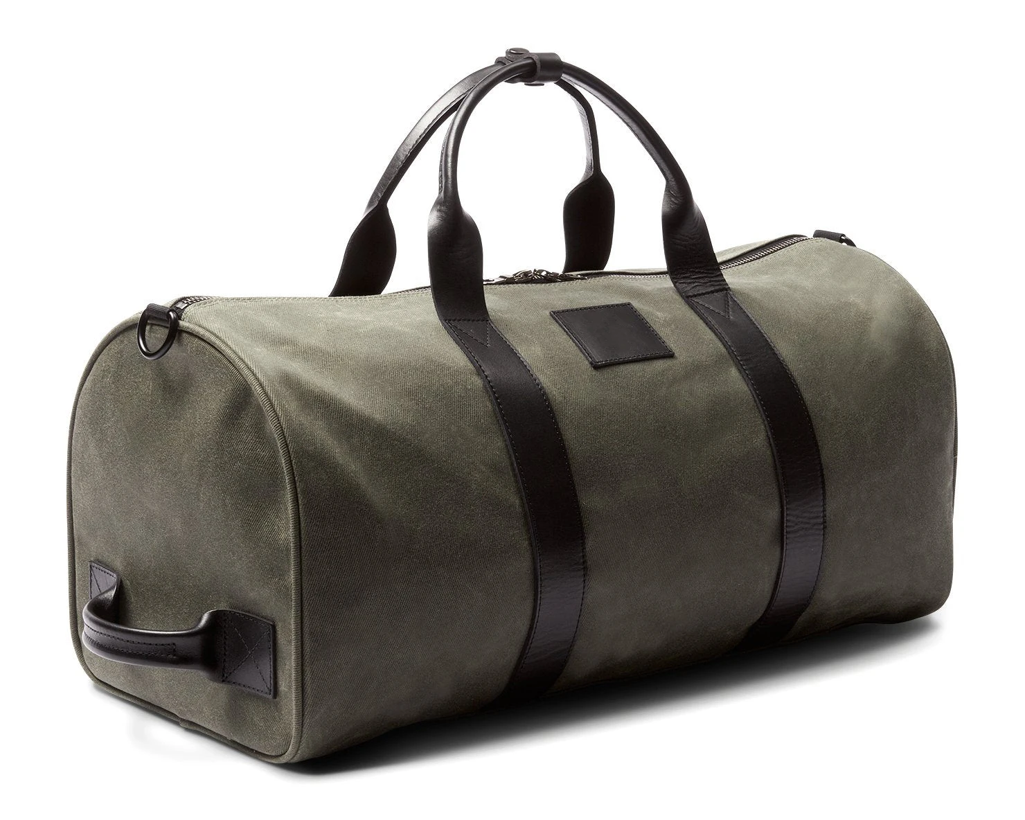 Recycled Pu Leather Duffel Bag For Men Waterproof leather duffle bag for men With Shoes Compartment Large Capacity Weekender Bag