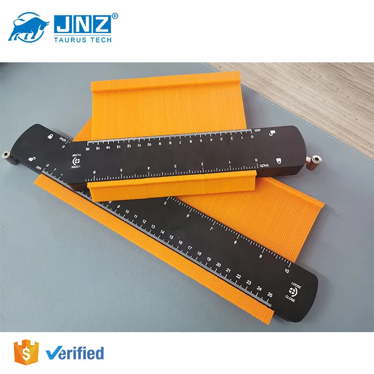 Multi Function Measuring Tool Profile Tool 5 Inch 10 Inch Widen Plastic Aluminum Profile Contour Gauge With lock