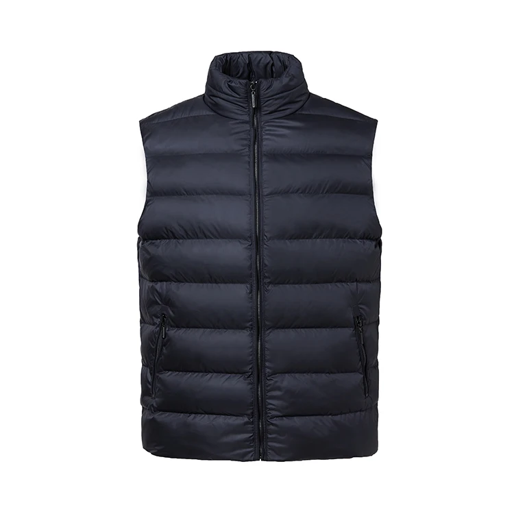 Factory Vest New Design Custom Body Warmer Jacket Men Winter Waterproof Zipper Padding   Outer Wear