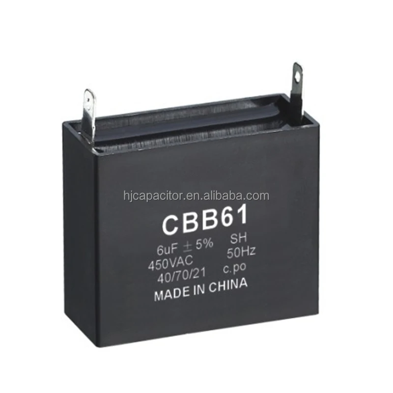 Latest Products  uf 450V.AC CBB61 terminal capacitor autowit super jump 12v 200ah super  aluminium foil for motor start